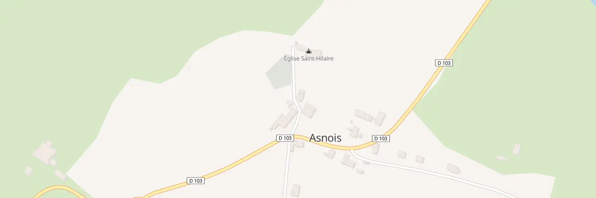 Plan du 5002 Le Bourg à Asnois