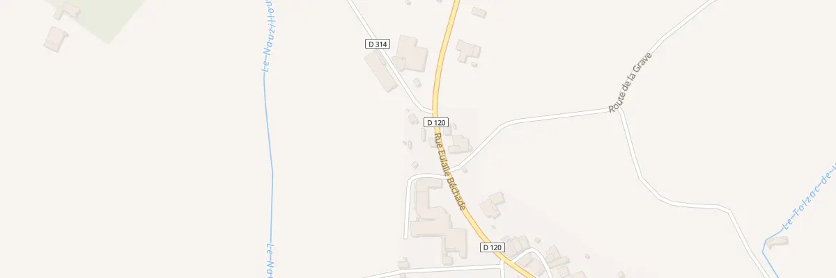 Plan du 232 Le Bourg à Verteuil-d’Agenais
