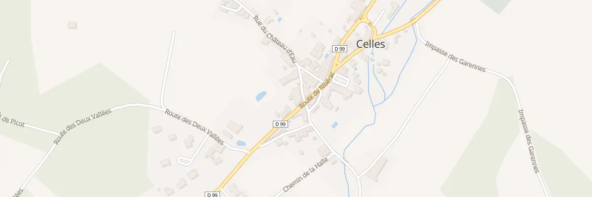 Plan du 4 Le Bourg à Celles