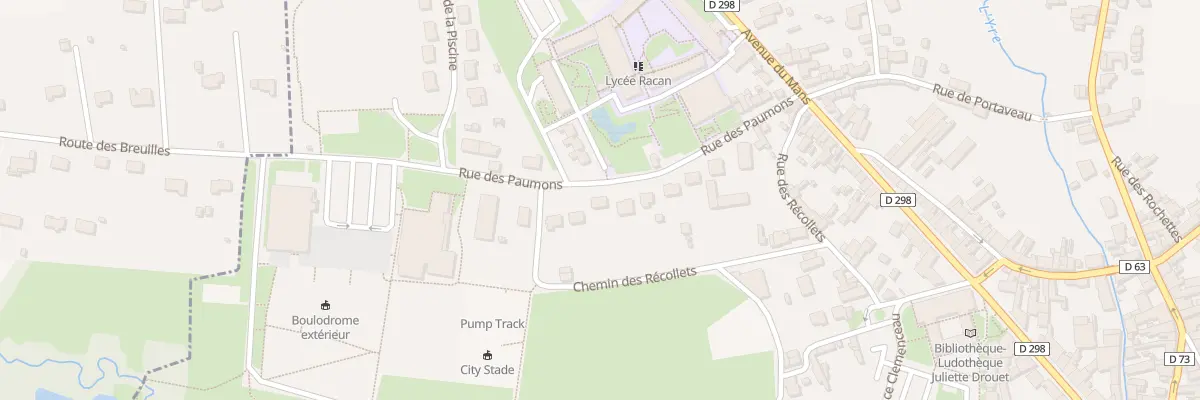 Plan du 17 Rue des Paumons à Montval-sur-Loir