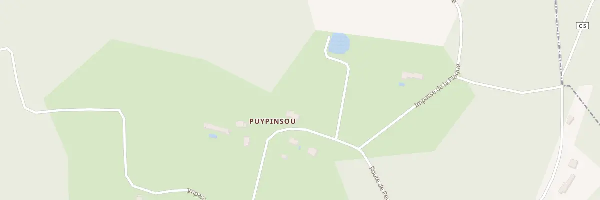 Plan du 55B Puypinsou à Lunas