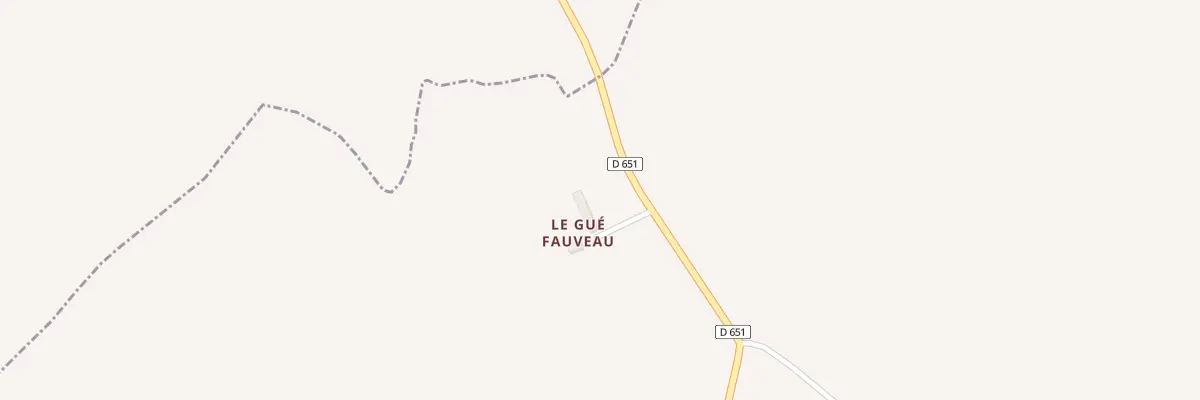 Plan du 23 Le Gue Fauveau à Saint-Quentin-de-Blavou