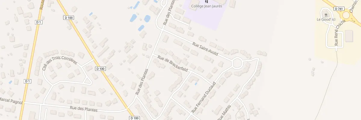 Plan du 5 Rue de Breckerfeld à Gençay