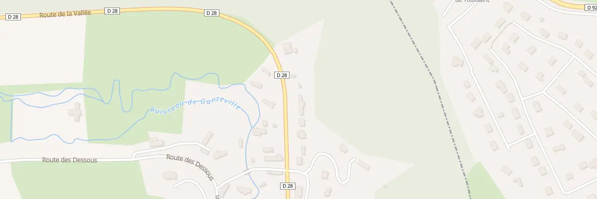Plan du 3 Rte de la Vallee à Ganzeville
