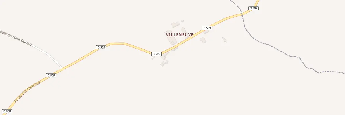 Plan du 6 Villeneuve à Bures