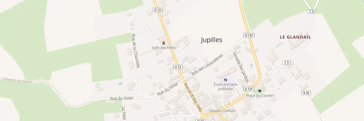Plan du 12 Rue du 8 Mai 1945 à Jupilles