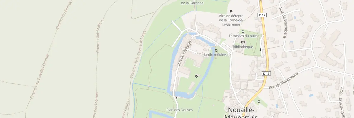 Plan du 44 Rue de l’Abbaye à Nouaillé-Maupertuis