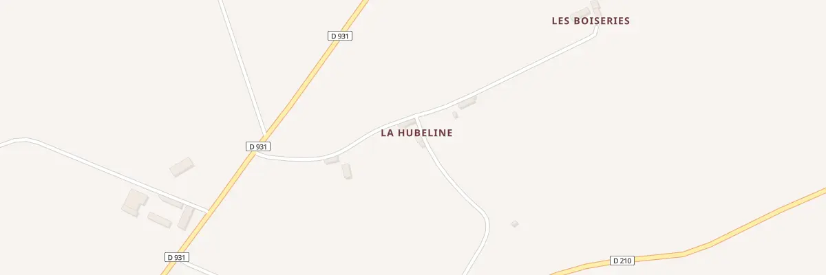 Plan du 55 La Hubeline à Suré