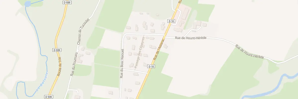 Plan du 31 Rue de l’Astarac à Galan