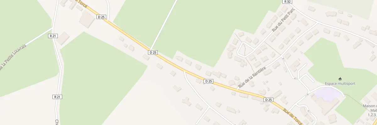 Plan du 40 Rue de Torcé à Lombron