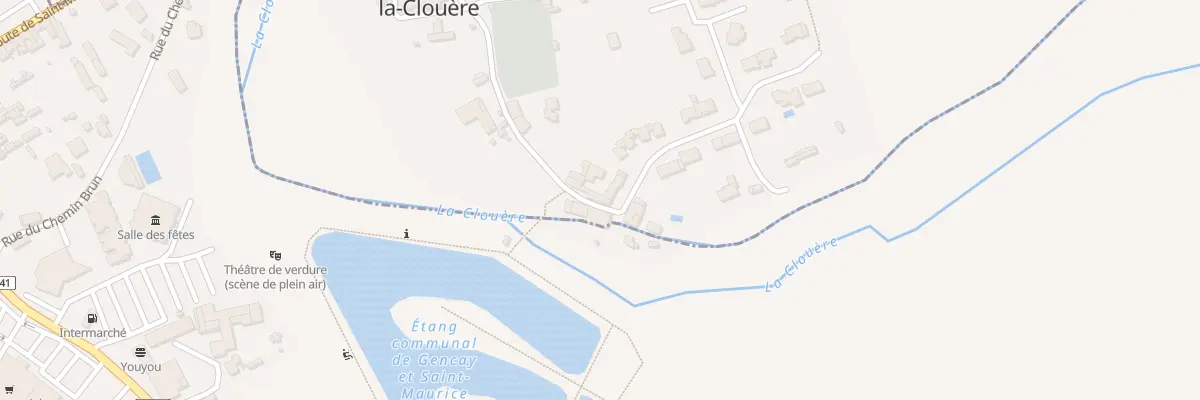 Plan du 7 Rue du Moulin à Saint-Maurice-la-Clouère
