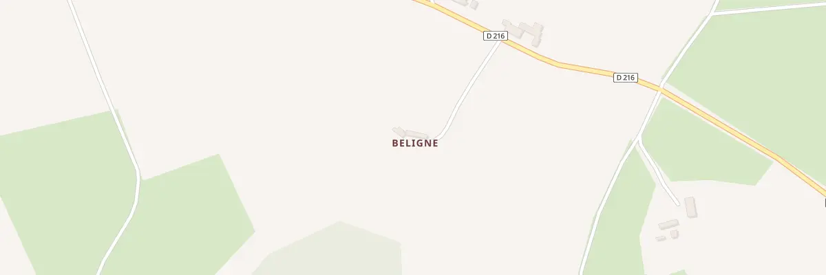 Plan du 1 Beligne à Beaumont-Pied-de-Bœuf