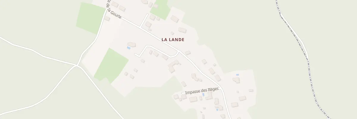 Plan du 16C La Lande à Bourgnac