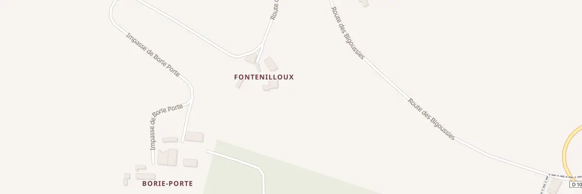 Plan du 100 Fontenilloux à Saint-Méard-de-Drône
