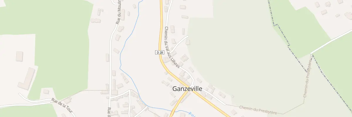 Plan du 17 Che du Val aux Lievres à Ganzeville