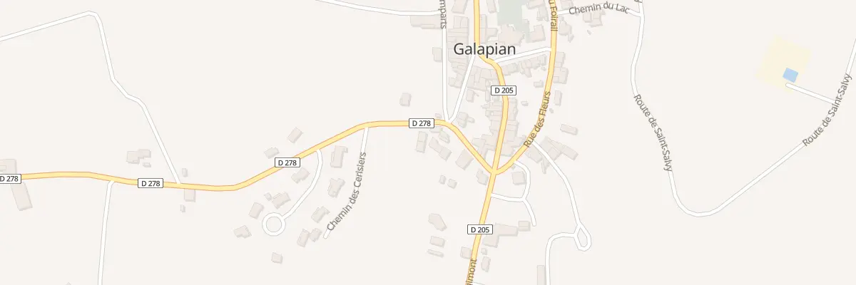 Plan du 63 Rte d’Aiguillon à Galapian