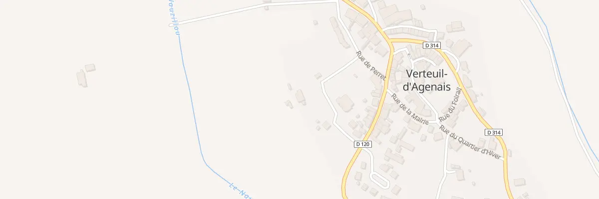 Plan du 6 Rue de la Gare à Verteuil-d’Agenais