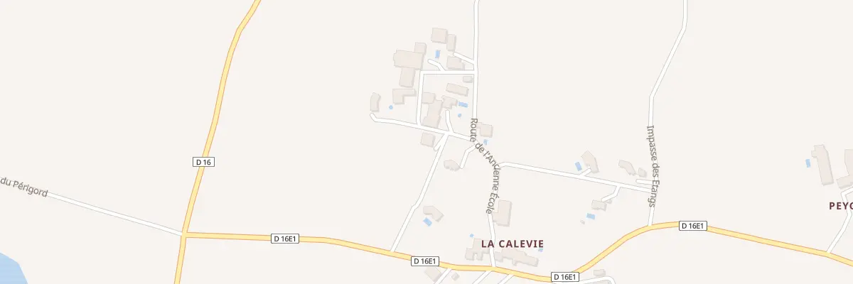Plan du 129 La Calevie-Nord à Pomport