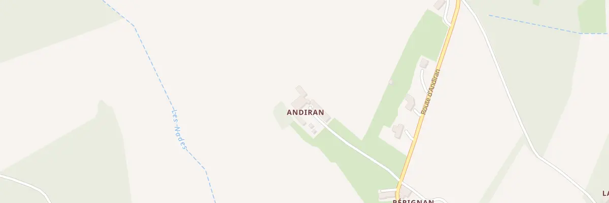 Plan du 59A Andiran à Calignac