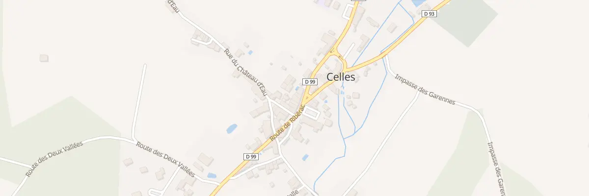 Plan du 24A Le Bourg à Celles