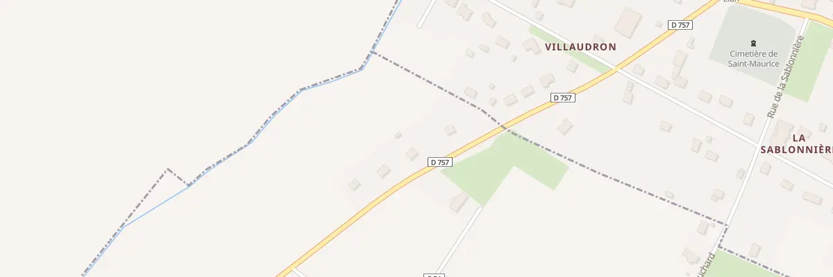 Plan du 21 Rte de l’Ile Bouchard à Brizay