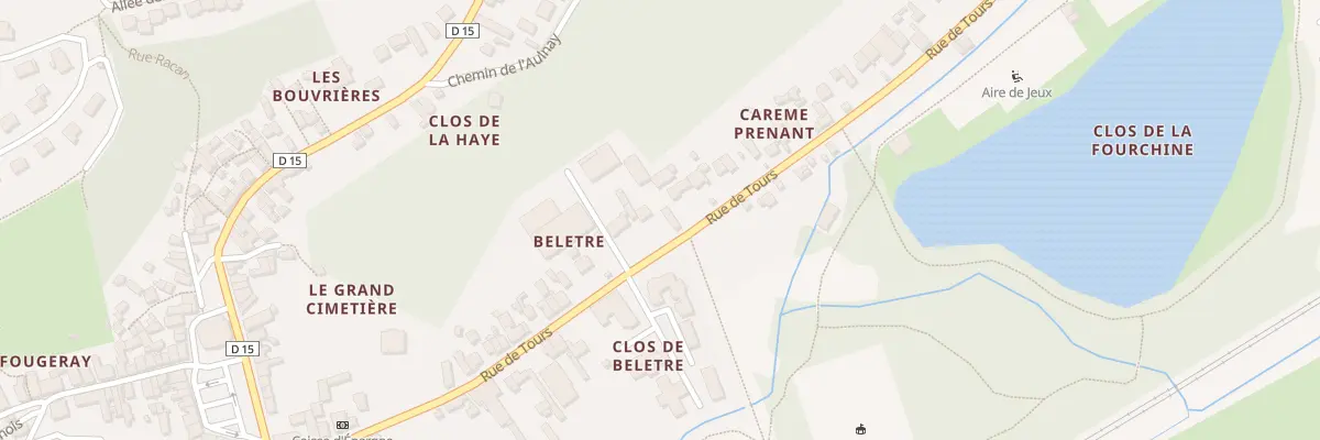Plan du 47 Rue de Tours à Langeais