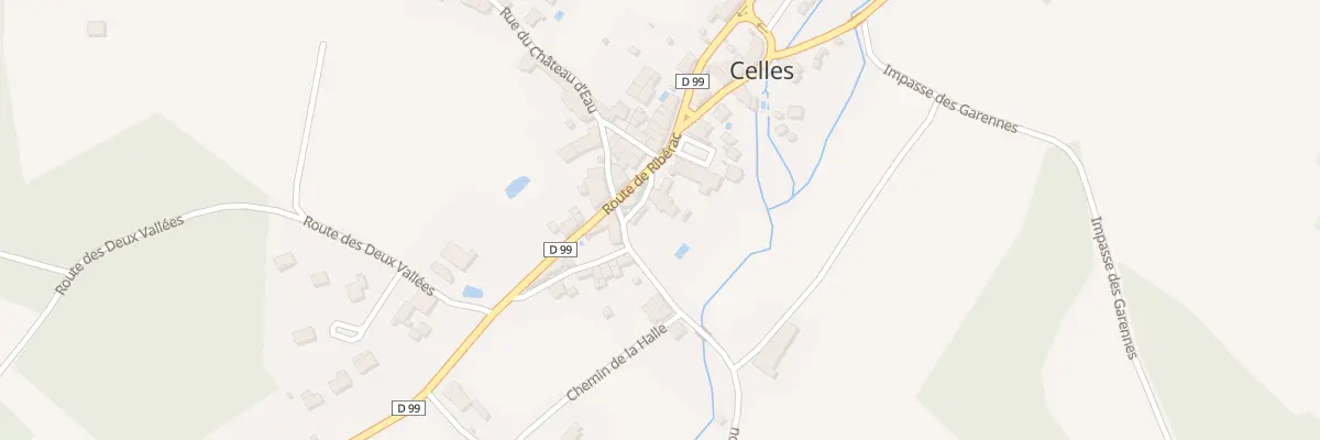 Plan du 53 Le Bourg à Celles
