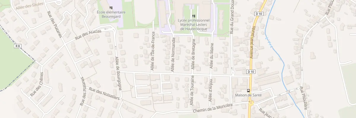 Plan du 6 All de Normandie à Montval-sur-Loir