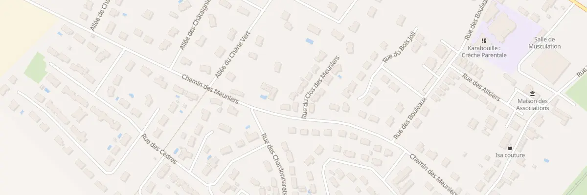 Plan du 25 Rue du Clos des Meuniers à Dissay