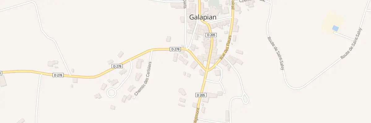 Plan du 57 Rte d’Aiguillon à Galapian