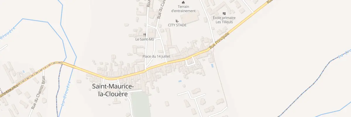 Plan du 38 Rue Principale à Saint-Maurice-la-Clouère