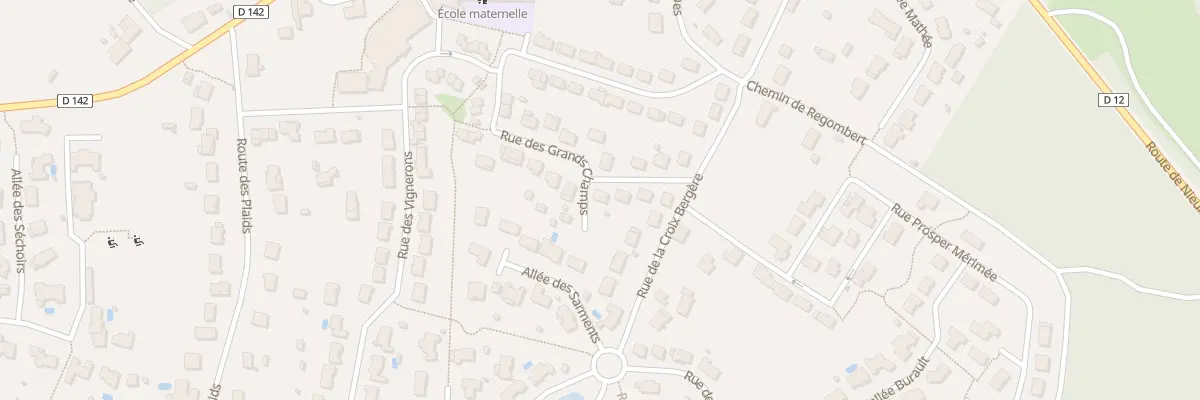 Plan du 5 Rue des Grands Champs à Nouaillé-Maupertuis
