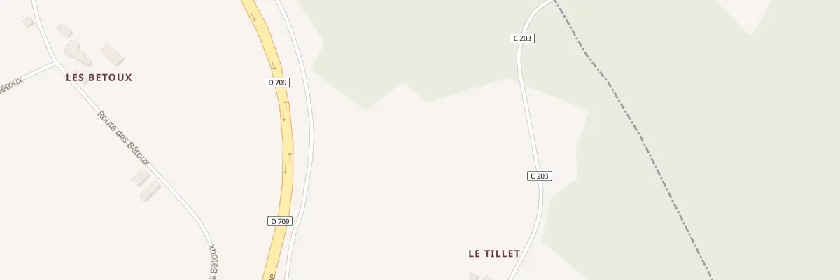 Plan du 103 Le Tillet Est aux Lèches