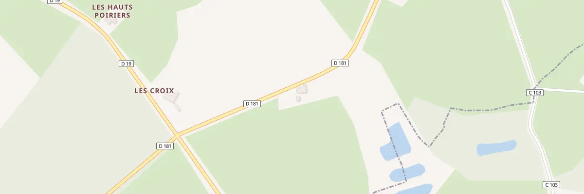 Plan du 5004 Le Gue aux Ceneaux à Terrehault