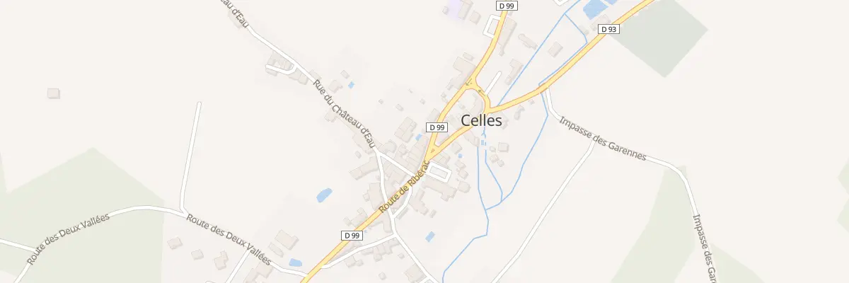 Plan du 26 Le Bourg à Celles