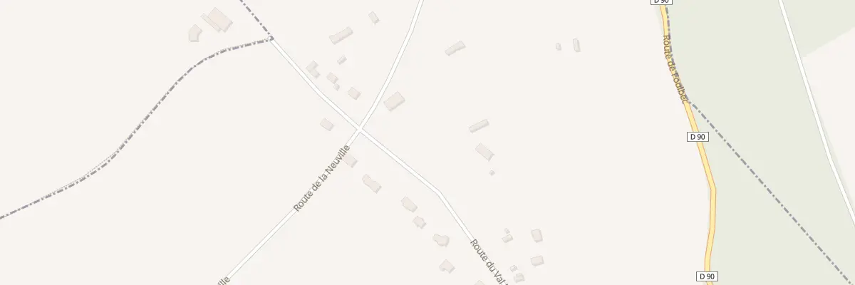 Plan du 828 Rte du Val Durand à Saint-Maclou