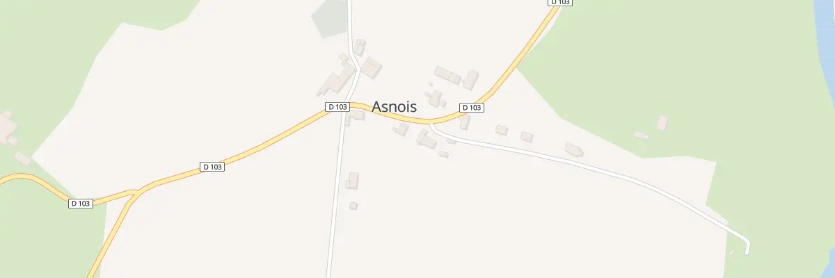 Plan du 5007 Le Bourg à Asnois