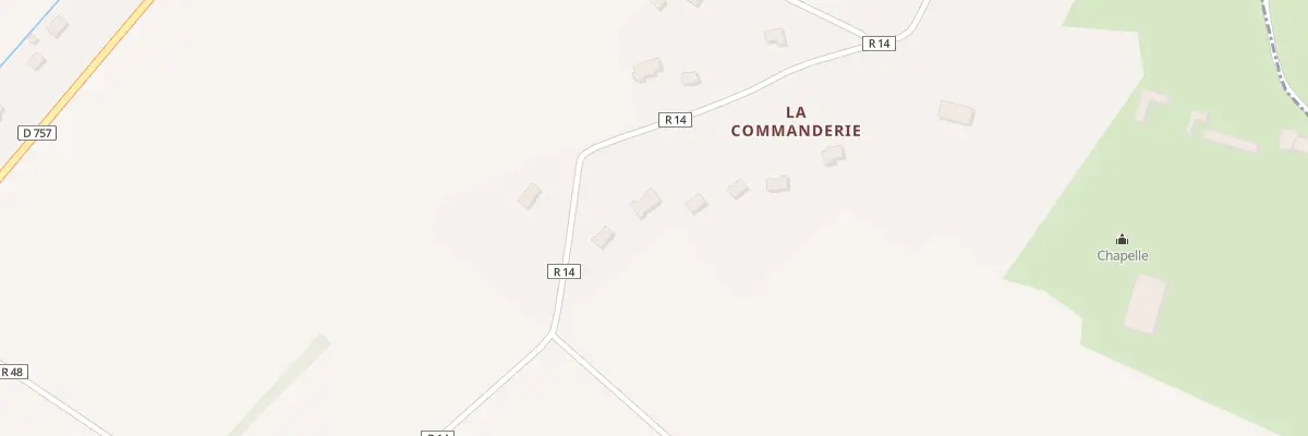 Plan du 6 Rue de la Commanderie à Brizay