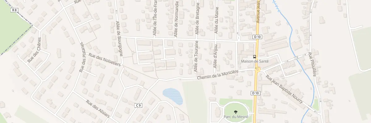 Plan du 8 All de Touraine à Montval-sur-Loir