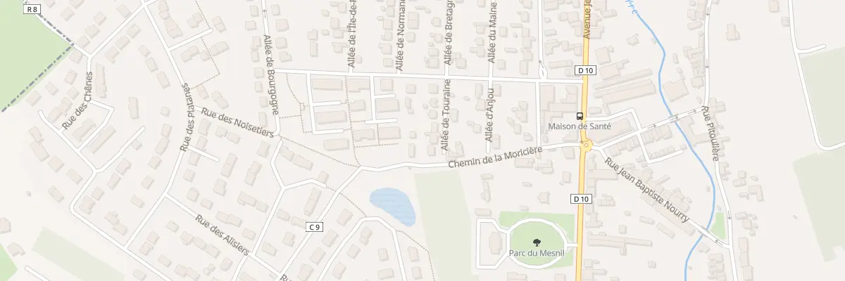 Plan du 10 All de Touraine à Montval-sur-Loir