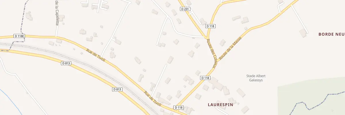 Plan du 94 Imp de Tivoli à Bazens