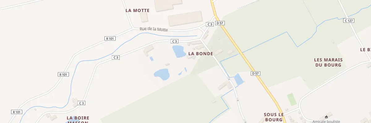 Plan du 5 La Bonde à Lignières-de-Touraine