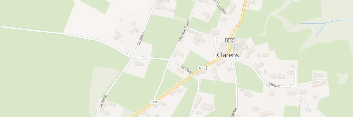 Plan du 2 La Bare à Clarens