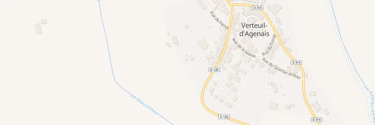 Plan du 137 Rue de la Gare à Verteuil-d’Agenais