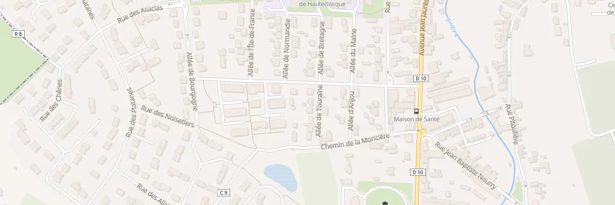 Plan du 4 All de Touraine à Montval-sur-Loir