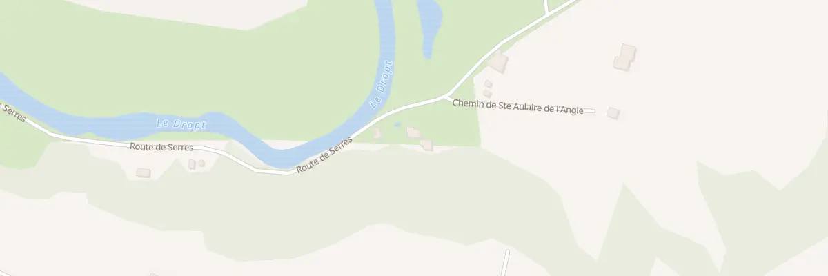 Plan du 36 Rte de Serres à Eymet