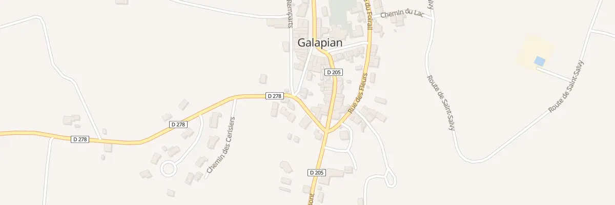 Plan du 60 Rte d’Aiguillon à Galapian
