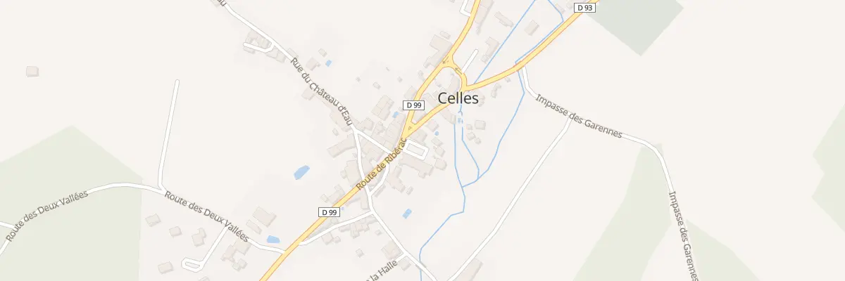 Plan du 50 Le Bourg à Celles