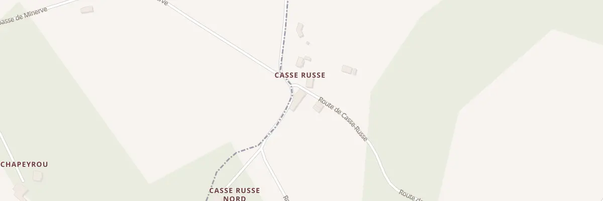 Plan du 1185 Rte de Casse-russe à Bourgougnague