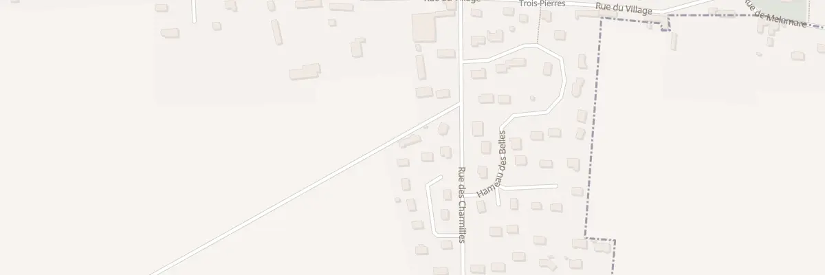 Plan du 10 Rue des Charmilles aux Trois-Pierres
